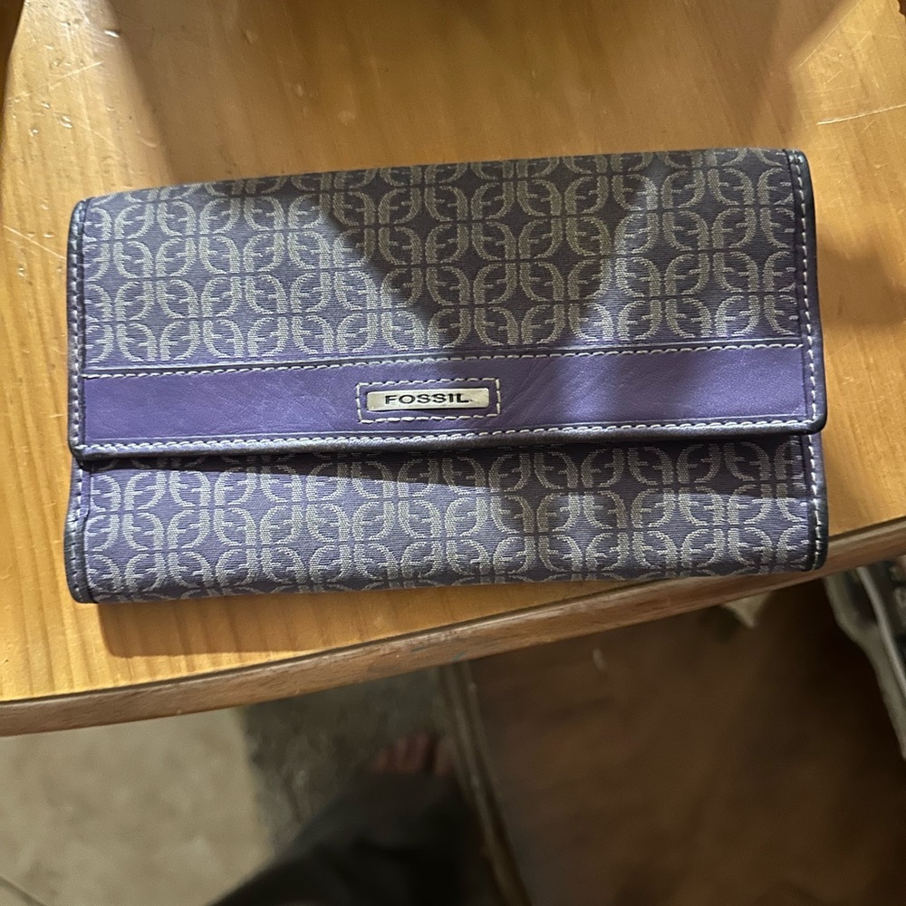 Purple Fossil wallet